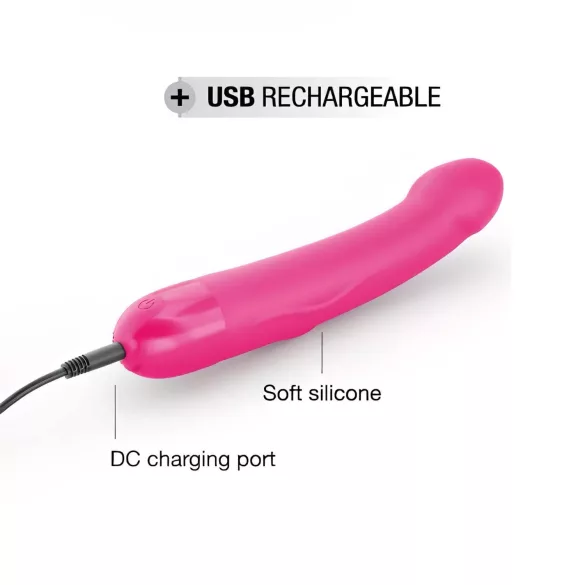 Vibrator reîncărcabil Real Vibration M 2.0 (roz)