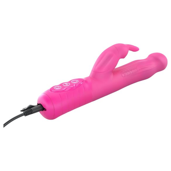 Vibrator Dorcel Baby Rabbit 2.0 cu braț clitoridian, reîncărcabil, roz