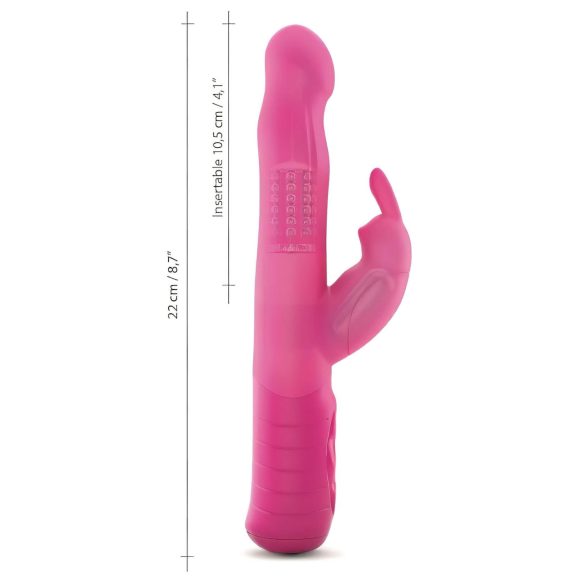 Vibrator Dorcel Baby Rabbit 2.0 cu braț clitoridian, reîncărcabil, roz