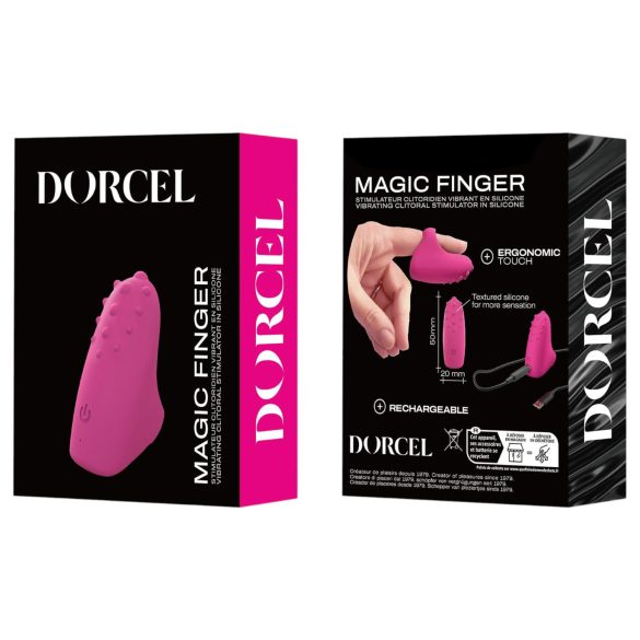 Dorcel Magic Finger - vibrator deget reincarcabil (roz)