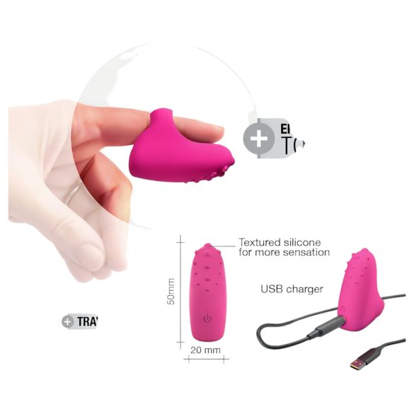 Dorcel Magic Finger - vibrator deget reincarcabil (roz)