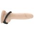 Dorcel - inel pentru penis cu insert metalic - silicon negru