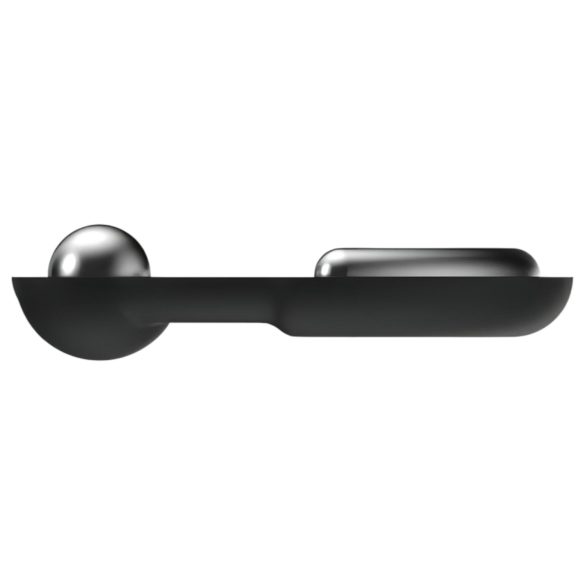 Dorcel - inel pentru penis cu insert metalic - silicon negru