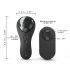 Vibrator clitoral negru, discret și radio, reîncărcabil - Dorcel Discreet.