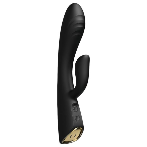 Dorcel Flexi Rabbit - vibrator încalzire cu braț clitoral (negru)