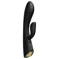   Dorcel Flexi Rabbit - vibrator cu călită încălzită și cu baterie (negru)