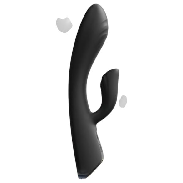 Dorcel Flexi Rabbit - vibrator încalzire cu braț clitoral (negru)