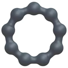 Dorcel Maximize - inel penian din silicon cu biluțe (gri)