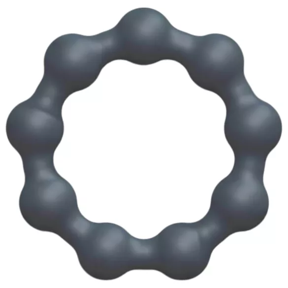 Dorcel Maximize - inel penian din silicon cu biluțe (gri)
