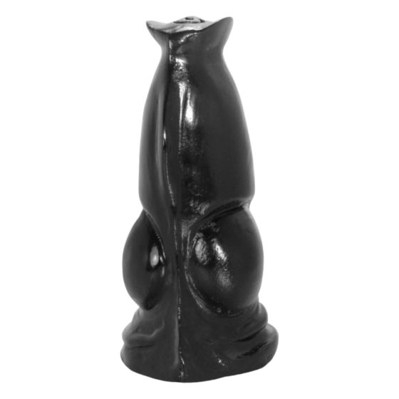 AnimHole Wolf - vibrator penis de lup - 21 cm (negru)