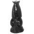 AnimHole Wolf - dildo cu design de penis de lup - 21 cm (negru)