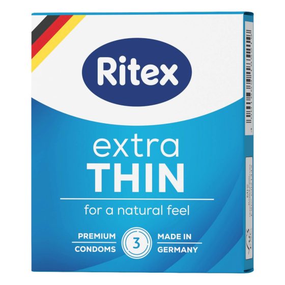 RITEX Extra Subțire - prezervative cu perete subțire (3buc)