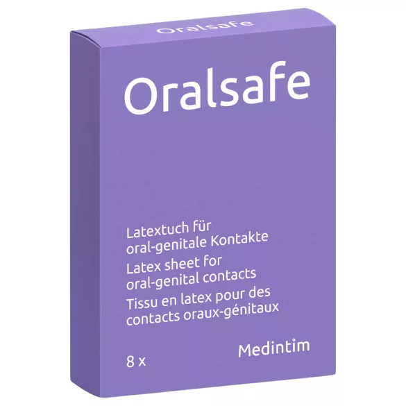 Oralsafe - folie protectoare sex oral - 8 bucăți