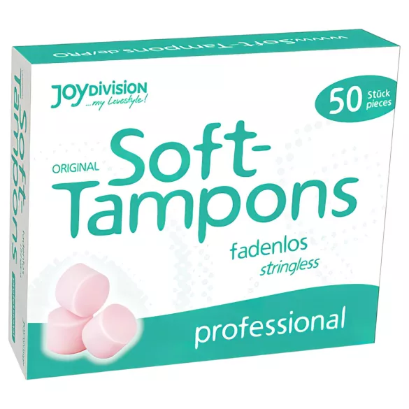 Joydivision Soft-Tampons professional - tampon fără ață (50 bucăți)