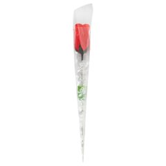 Panty Rose - Tanga în roz - roșu (S-L)