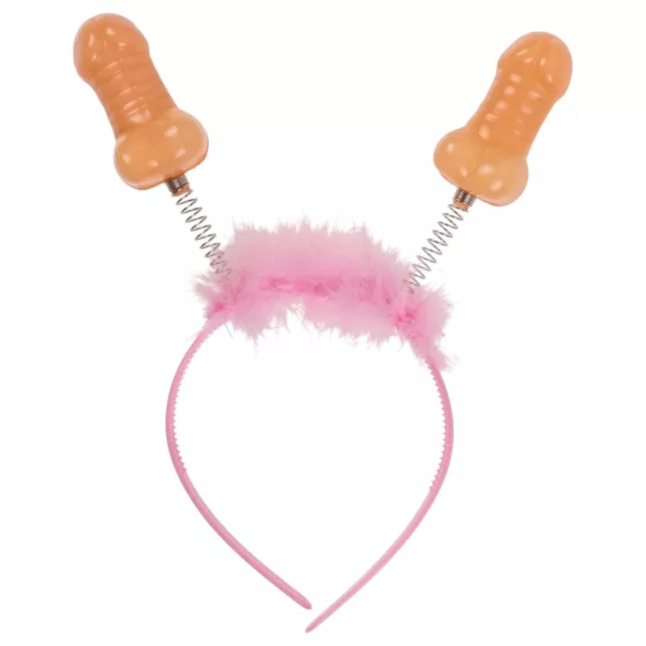 Bentiță cu penis (roz-natural)