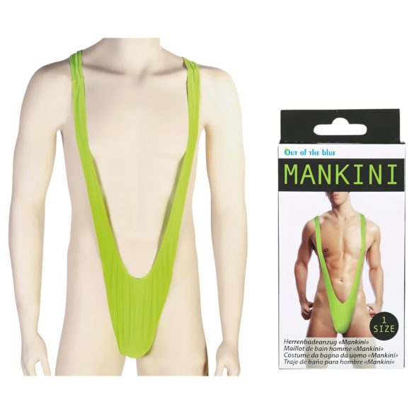 Out of The Blue - mankini, costum baie sling pentru bărbați (verde)