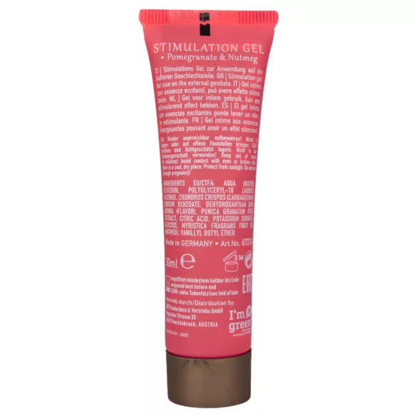 HOT Shiatsu - cremă stimulatoare pentru femei - rodie (30 ml)