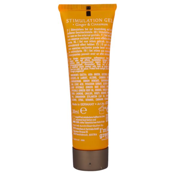 HOT Shiatsu - cremă stimulatoare femei - ghimbir și scorțișoară 30ml