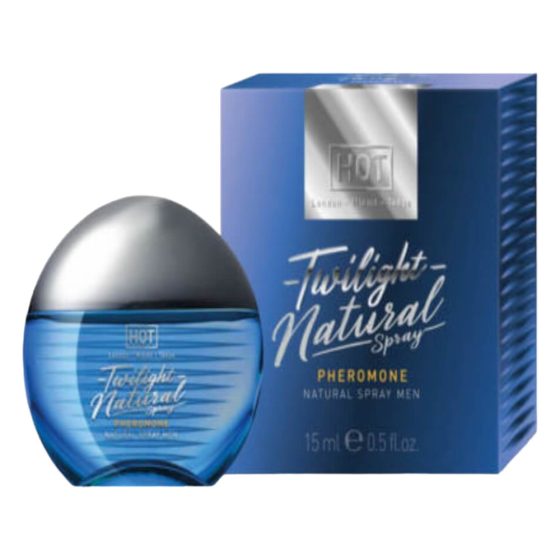 HOT Twilight Natural - parfum de feromoni pentru bărbați (15ml) - fără parfum