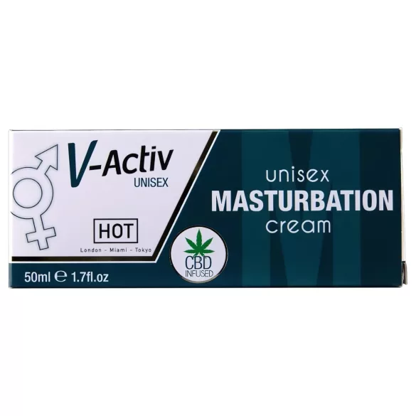 Hot V-Active - cremă unisex de masturbare stimulatoare (50 ml)