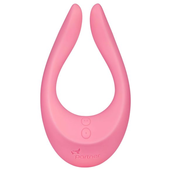 Satisfyer Endless Joy - vibrator cu acumulator pentru cupluri (roz)