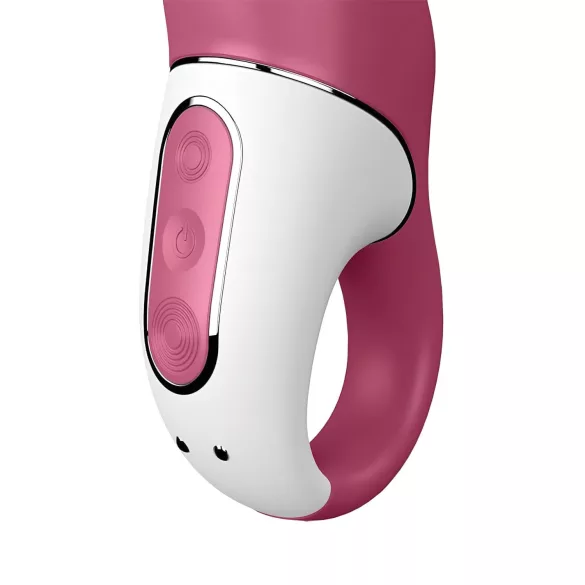 Satisfyer Petting Hippo - vibrator reîncărcabil, rezistent la apă (roz)