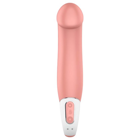Satisfyer Master - vibrator rezistent la apă, reîncărcabil - culoare naturală