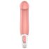 Satisfyer Master - vibrator rezistent la apă, reîncărcabil - culoare naturală