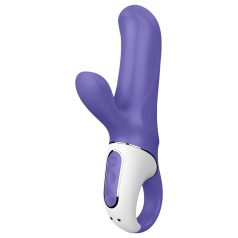   Satisfyer - vibrator cu braț pentru clitoris, rezistent la apă - albastru