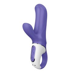   Satisfyer Magic Bunny - vibrator impermeabil cu acumulator și stimulator de clitoris (albastru)
