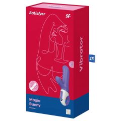   Satisfyer Magic Bunny - vibrator rezistent la apă, reîncărcabil, cu baghetă (albastru)