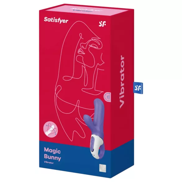 Satisfyer - vibrator cu braț pentru clitoris, rezistent la apă - albastru