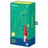 Satisfyer Power Flower - vibrator reincarcabil, rezistent la apă (roșu)