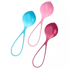   Satisfyer - set bile vaginale tonifiere mușchi pelvieni - 3 piese