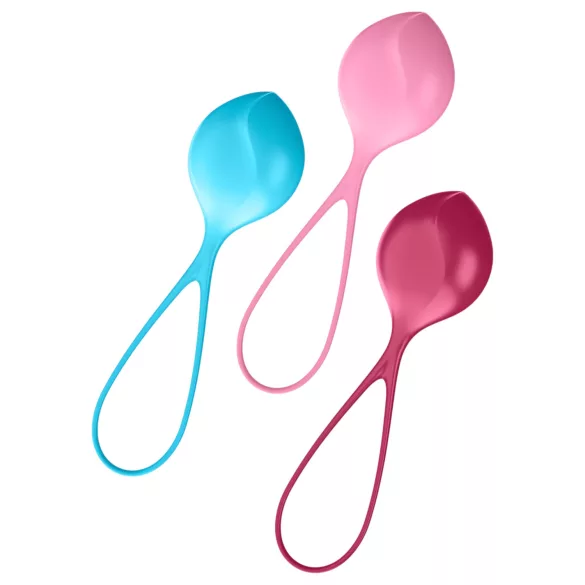 Satisfyer - set bile vaginale tonifiere mușchi pelvieni - 3 piese