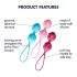 Satisfyer - set bile vaginale geisha duo - 3 piese