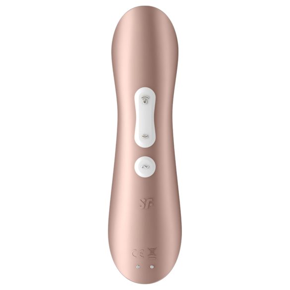 Satisfyer Pro 2+ - vibrator clitoridian reîncărcabil - maro
