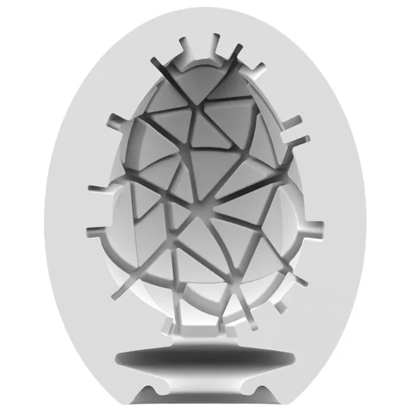 Satisfyer Egg Crunchy - masturbator tip ou - silicon flexibil