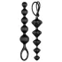 Satisfyer Love Beads - set dopuri anale cu bile - silicon negru