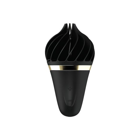 Satisfyer Sweet Treat - vibrator rotativ pentru clitoris, cu acumulator (negru)
