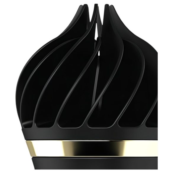 Satisfyer Sweet Treat - vibrator clitoridian rotativ reîncărcabil - negru