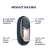 Satisfyer - Vibrator clitoridian cu acumulator - negru