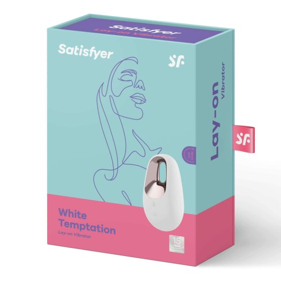 Satisfyer Tentatia Albă - vibrator clitoridian reîncărcabil (alb)