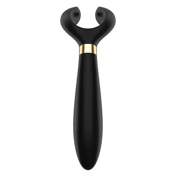 Satisfyer Endless Fun - vibrator de cuplu reîncărcabil și rezistent la apă (negru)