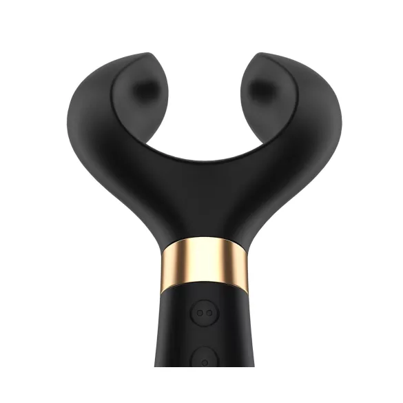 Satisfyer Endless Fun - vibrator pentru cupluri reîncărcabil, impermeabil, negru