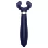 Satisfyer - vibrator pentru cuplu, rechargeabil, rezistent la apă, albastru