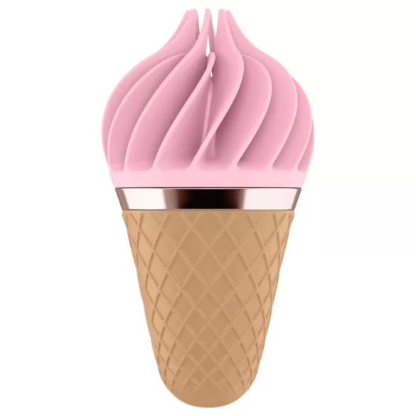 Satisfyer Sweet Treat - vibrator clitoridian rotativ reincarcabil - roz-maro