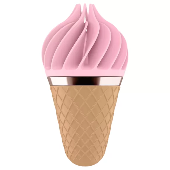 Satisfyer Sweet Treat - vibrator clitoridian rotativ reincarcabil - roz-maro