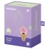 Satisfyer Sweet Treat - vibrator clitoridian rotativ, reincarcabil (roz-maro)